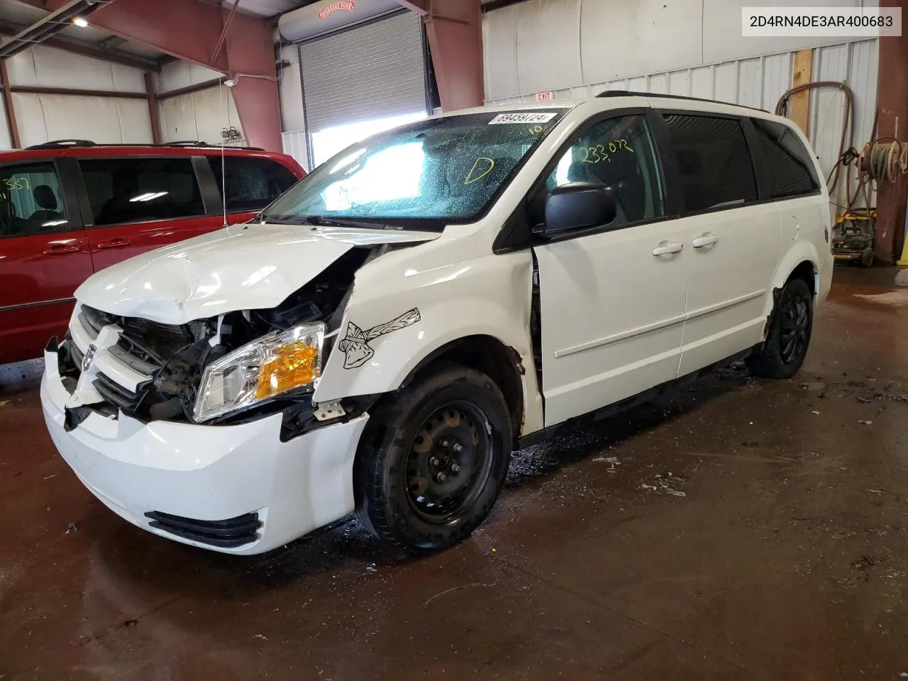 2010 Dodge Grand Caravan Se VIN: 2D4RN4DE3AR400683 Lot: 69459724