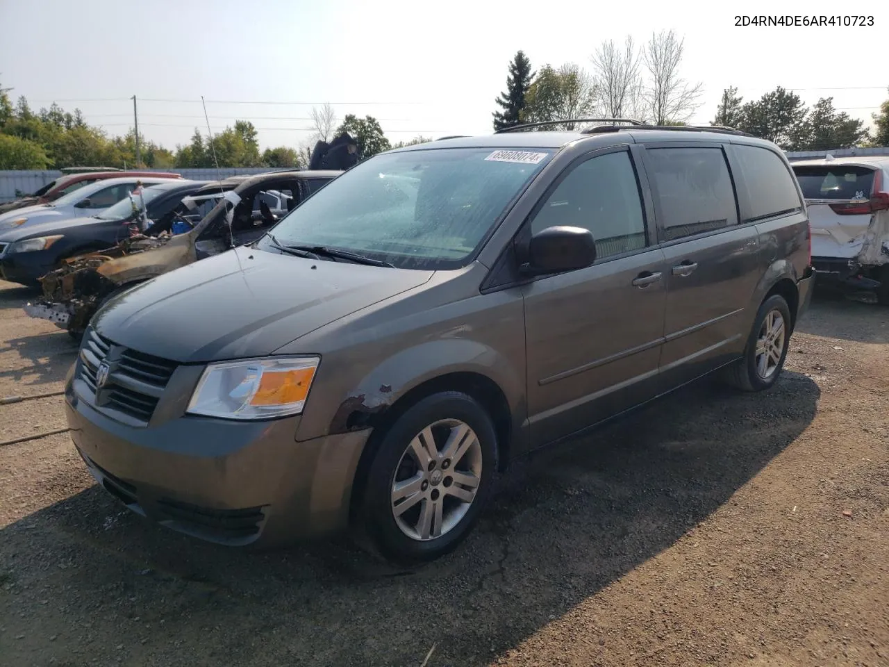 2010 Dodge Grand Caravan Se VIN: 2D4RN4DE6AR410723 Lot: 69608074