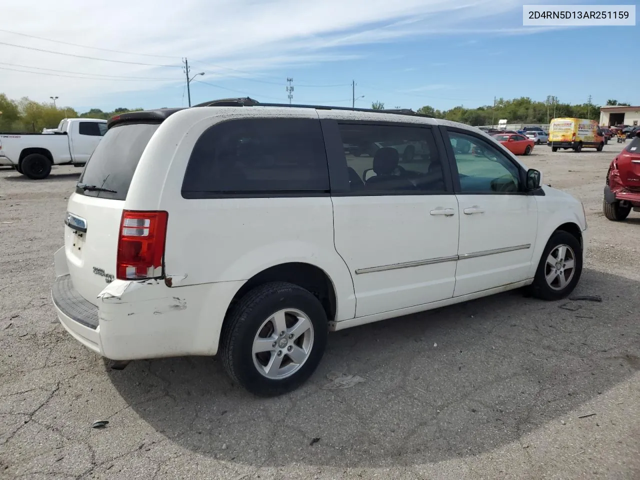 2010 Dodge Grand Caravan Sxt VIN: 2D4RN5D13AR251159 Lot: 69657524