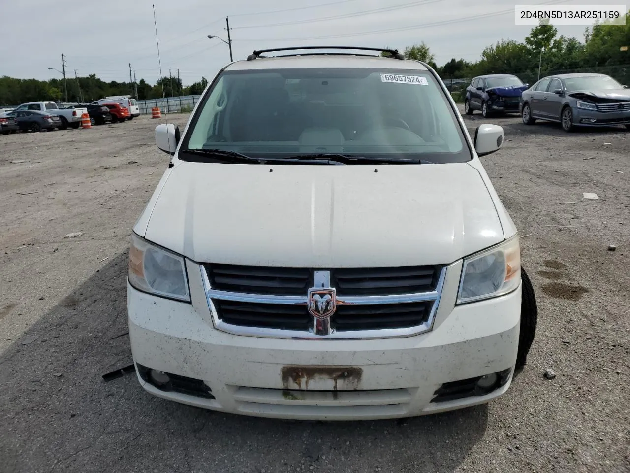 2010 Dodge Grand Caravan Sxt VIN: 2D4RN5D13AR251159 Lot: 69657524