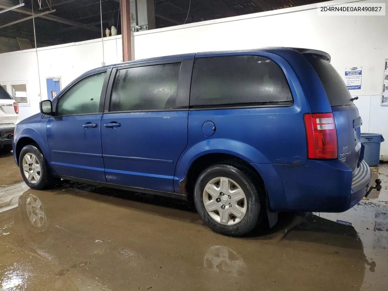 2010 Dodge Grand Caravan Se VIN: 2D4RN4DE0AR490827 Lot: 69837634