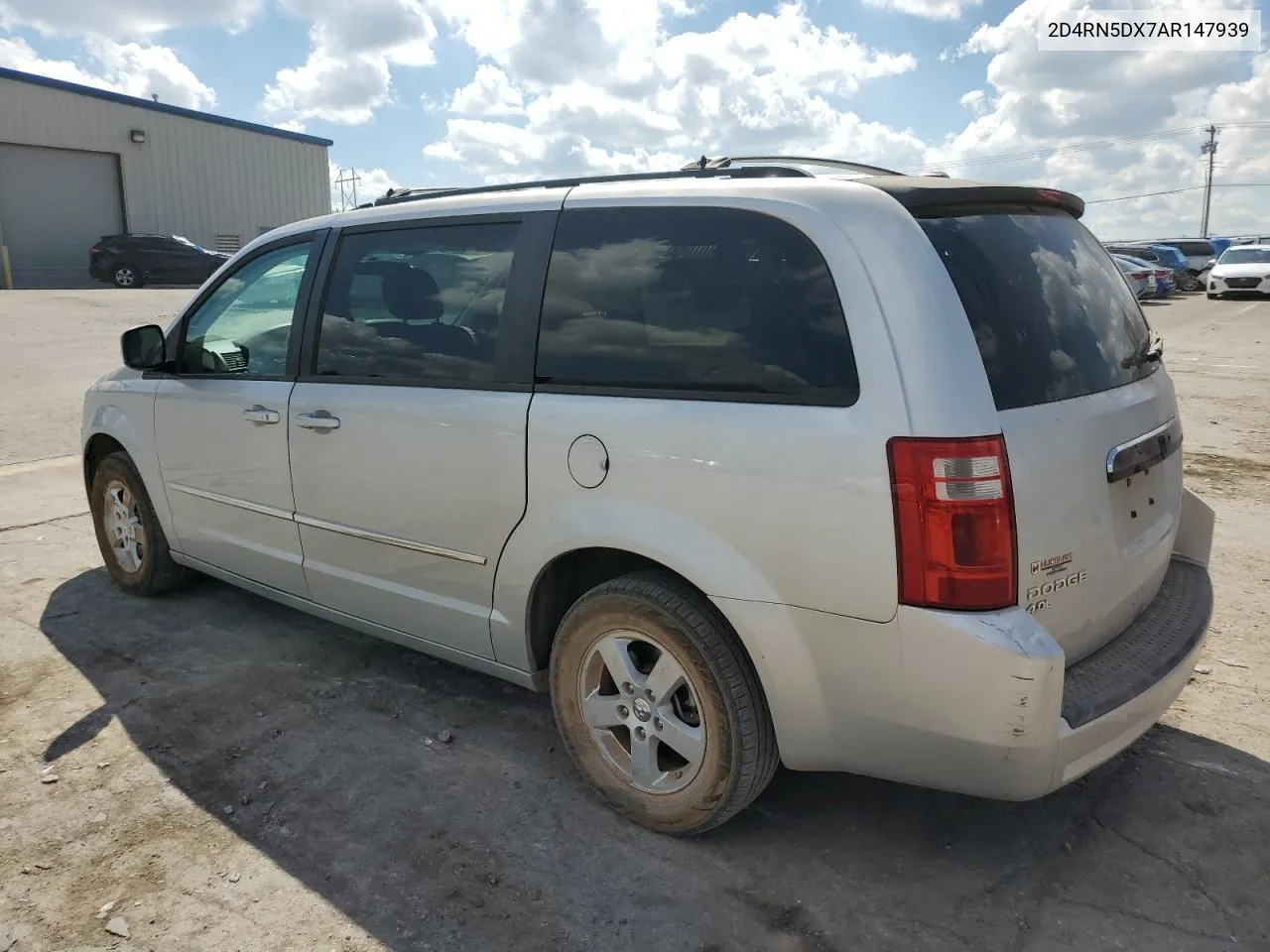 2010 Dodge Grand Caravan Sxt VIN: 2D4RN5DX7AR147939 Lot: 70190864