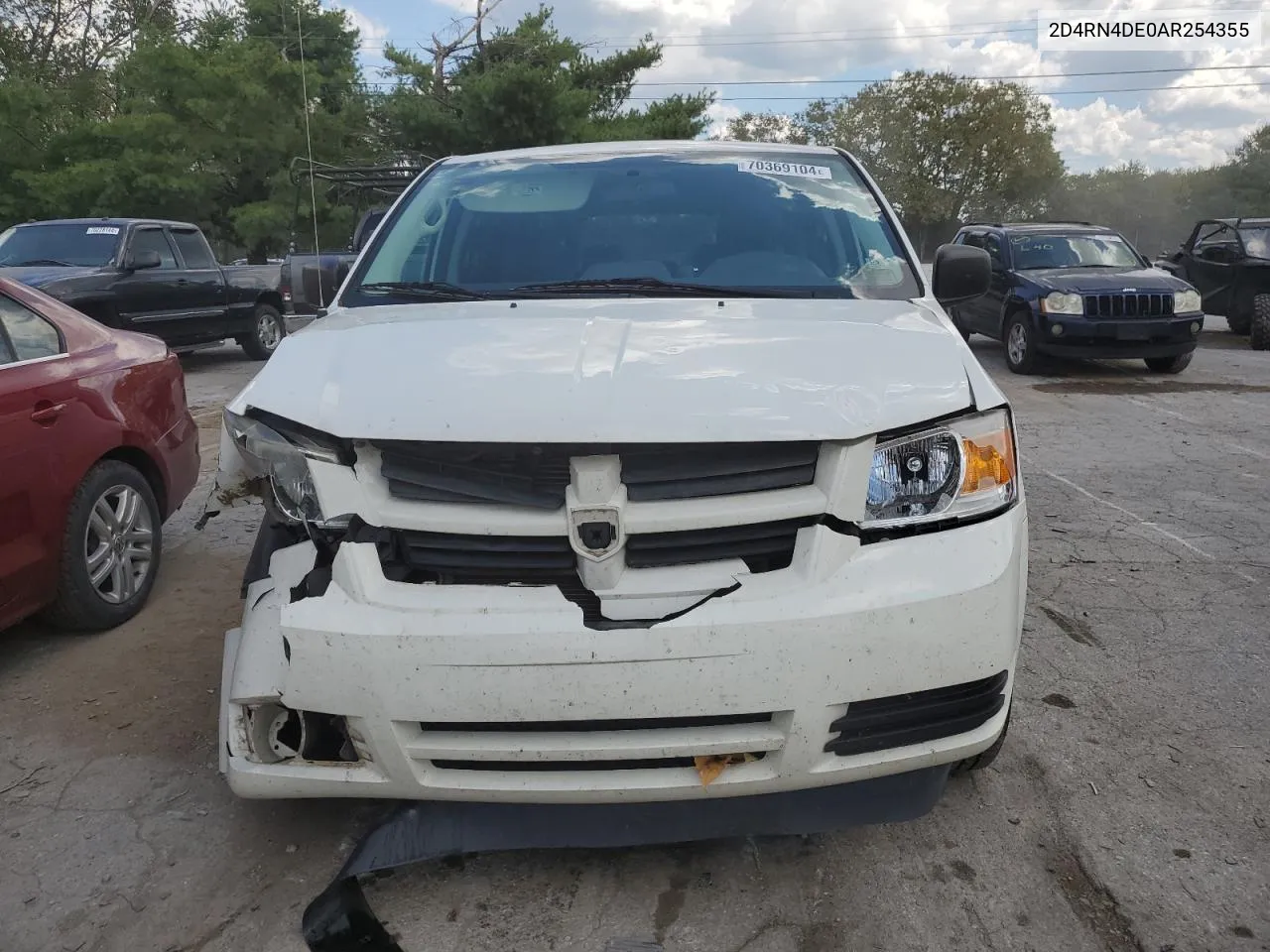 2010 Dodge Grand Caravan Se VIN: 2D4RN4DE0AR254355 Lot: 70369104