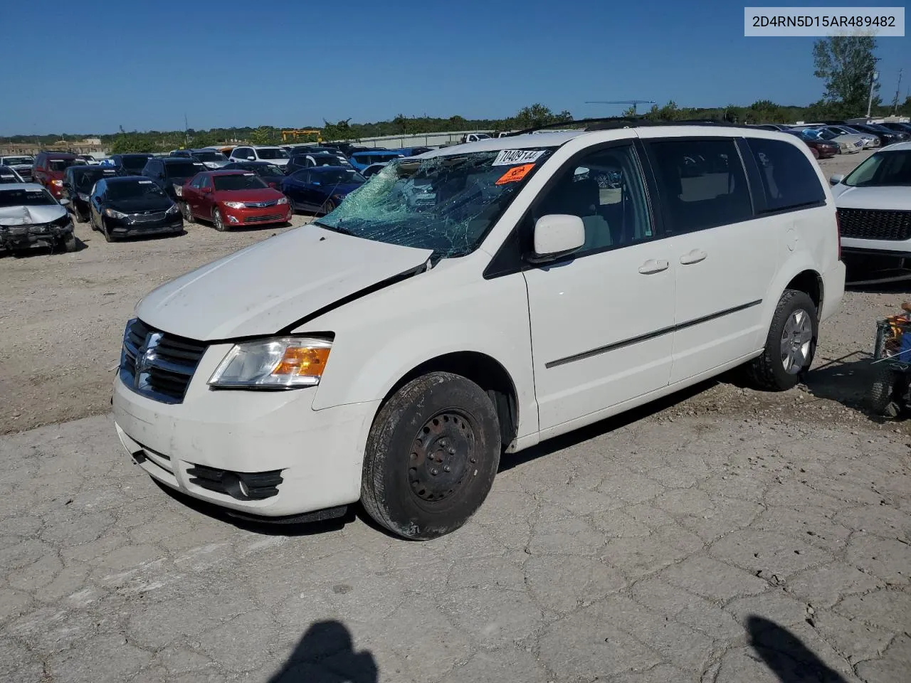 2010 Dodge Grand Caravan Sxt VIN: 2D4RN5D15AR489482 Lot: 70409144