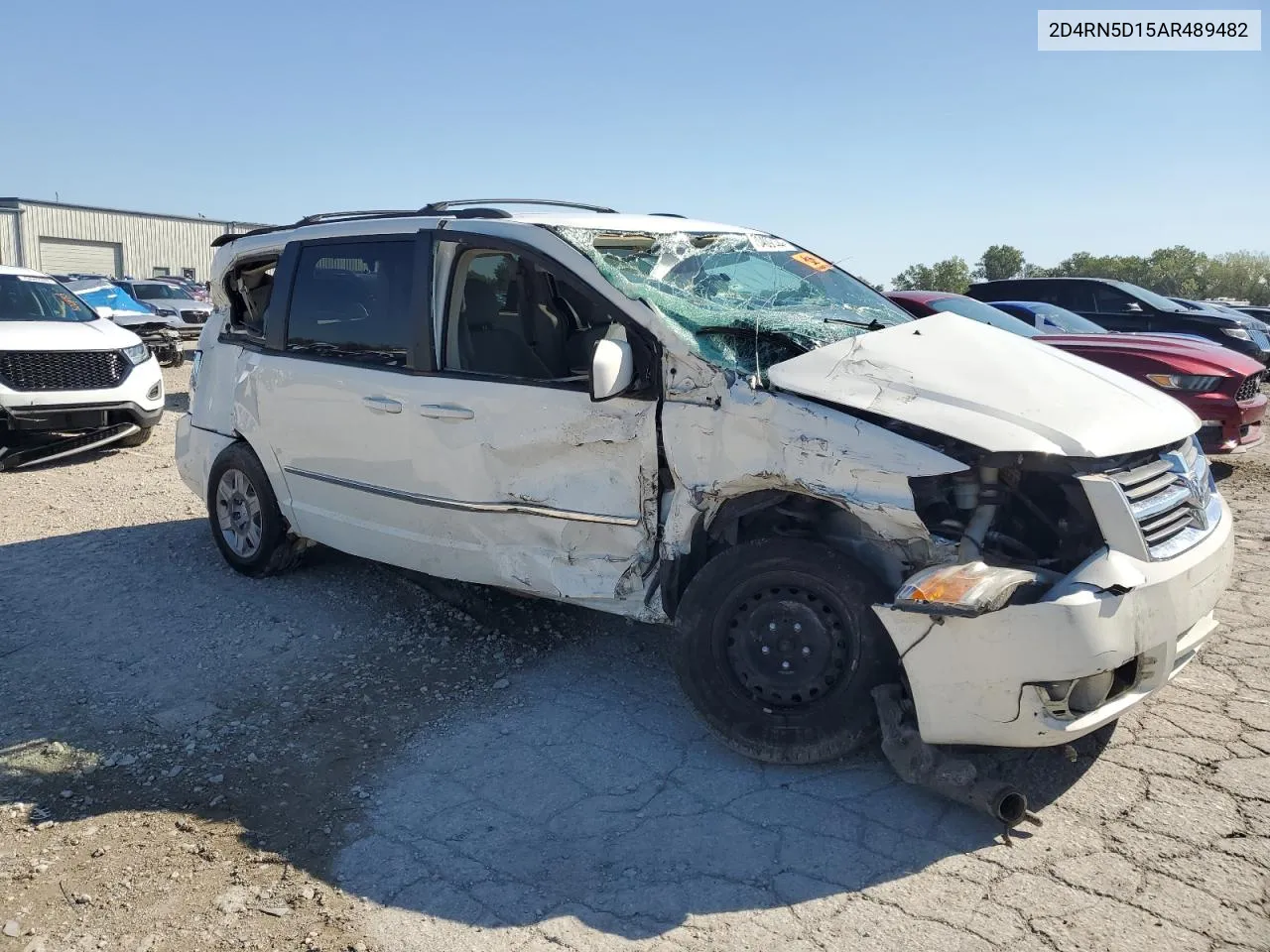 2010 Dodge Grand Caravan Sxt VIN: 2D4RN5D15AR489482 Lot: 70409144