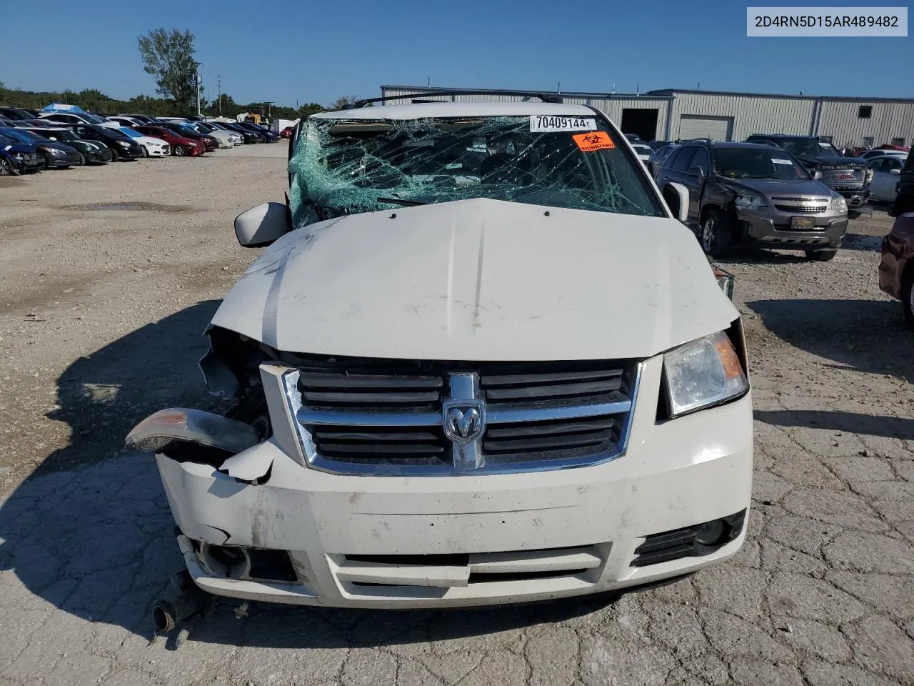 2010 Dodge Grand Caravan Sxt VIN: 2D4RN5D15AR489482 Lot: 70409144