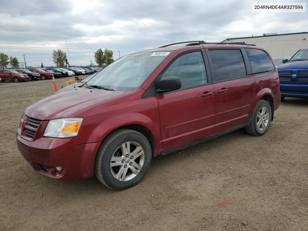 2010 Dodge Grand Caravan Se VIN: 2D4RN4DE4AR327596 Lot: 70468104