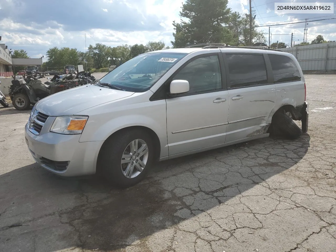 2010 Dodge Grand Caravan Crew VIN: 2D4RN6DX5AR419622 Lot: 70496374