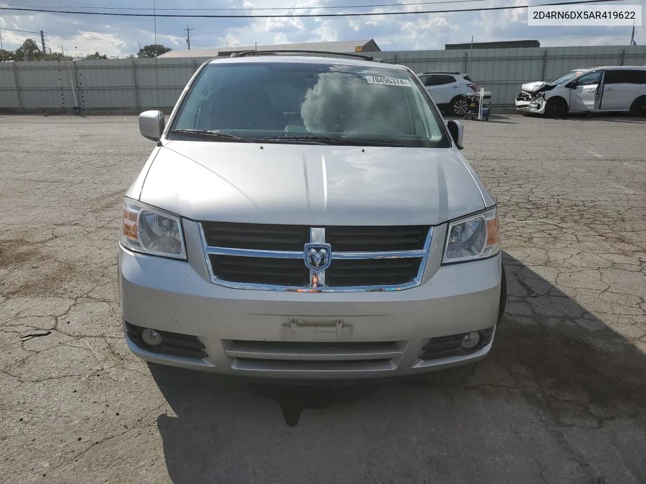 2010 Dodge Grand Caravan Crew VIN: 2D4RN6DX5AR419622 Lot: 70496374