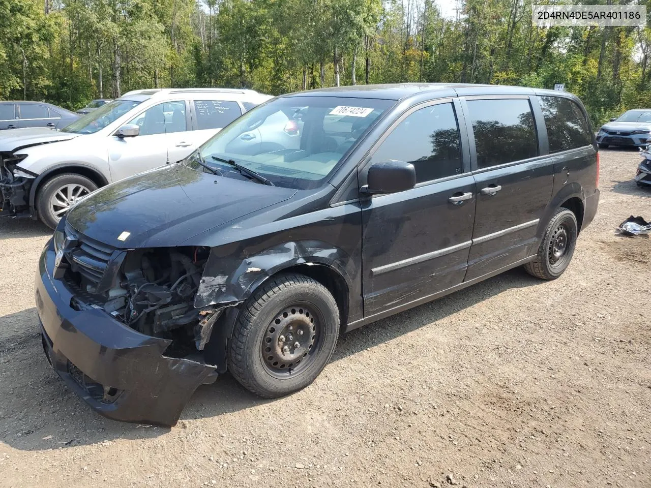 2010 Dodge Grand Caravan Se VIN: 2D4RN4DE5AR401186 Lot: 70674224