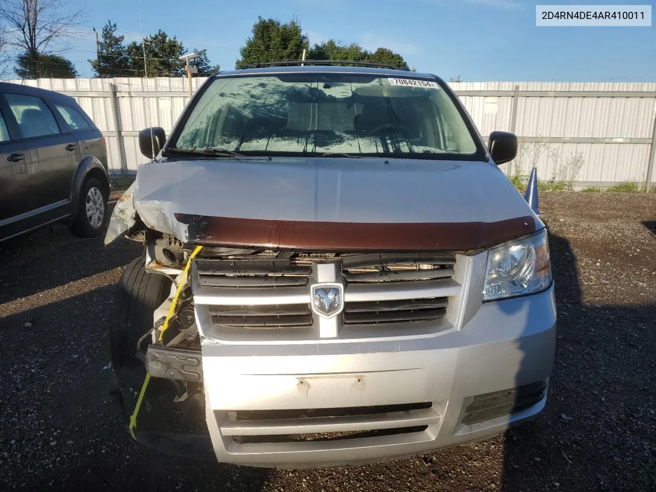 2010 Dodge Grand Caravan Se VIN: 2D4RN4DE4AR410011 Lot: 70842154