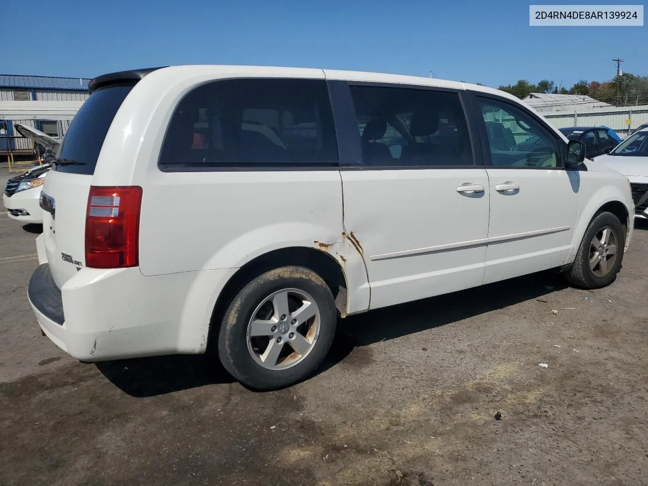 2010 Dodge Grand Caravan Se VIN: 2D4RN4DE8AR139924 Lot: 71271604