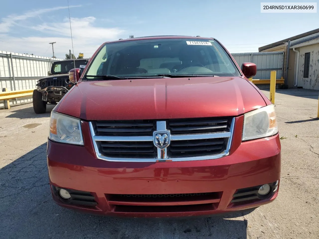 2010 Dodge Grand Caravan Sxt VIN: 2D4RN5D1XAR360699 Lot: 71341314