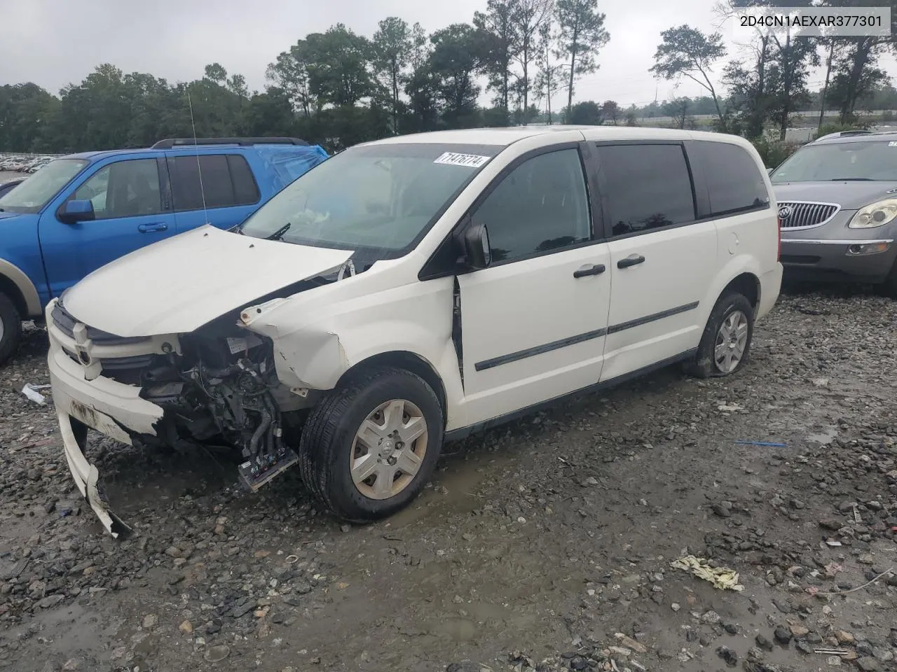 2010 Dodge Grand Caravan C/V VIN: 2D4CN1AEXAR377301 Lot: 71476774