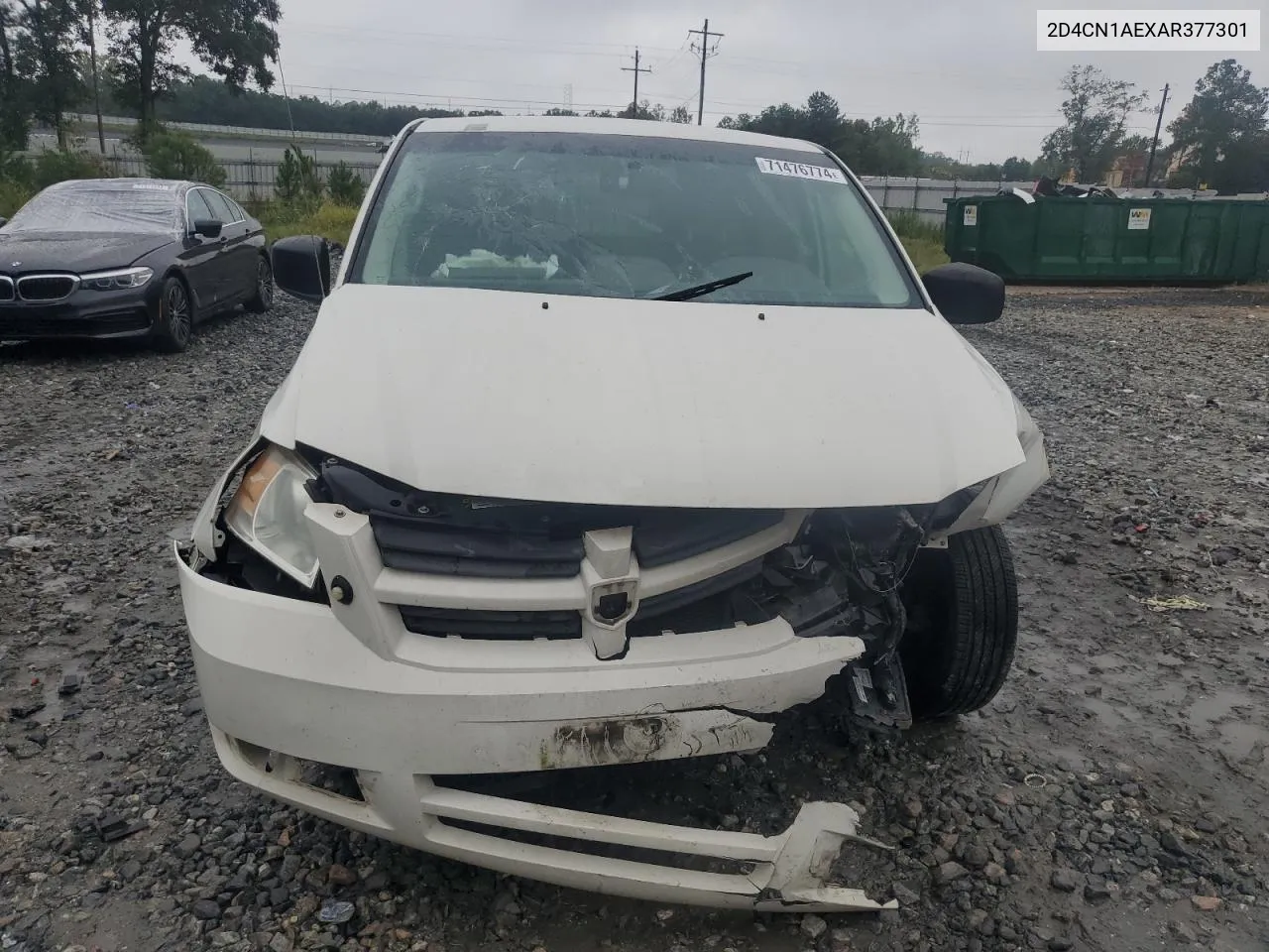 2010 Dodge Grand Caravan C/V VIN: 2D4CN1AEXAR377301 Lot: 71476774