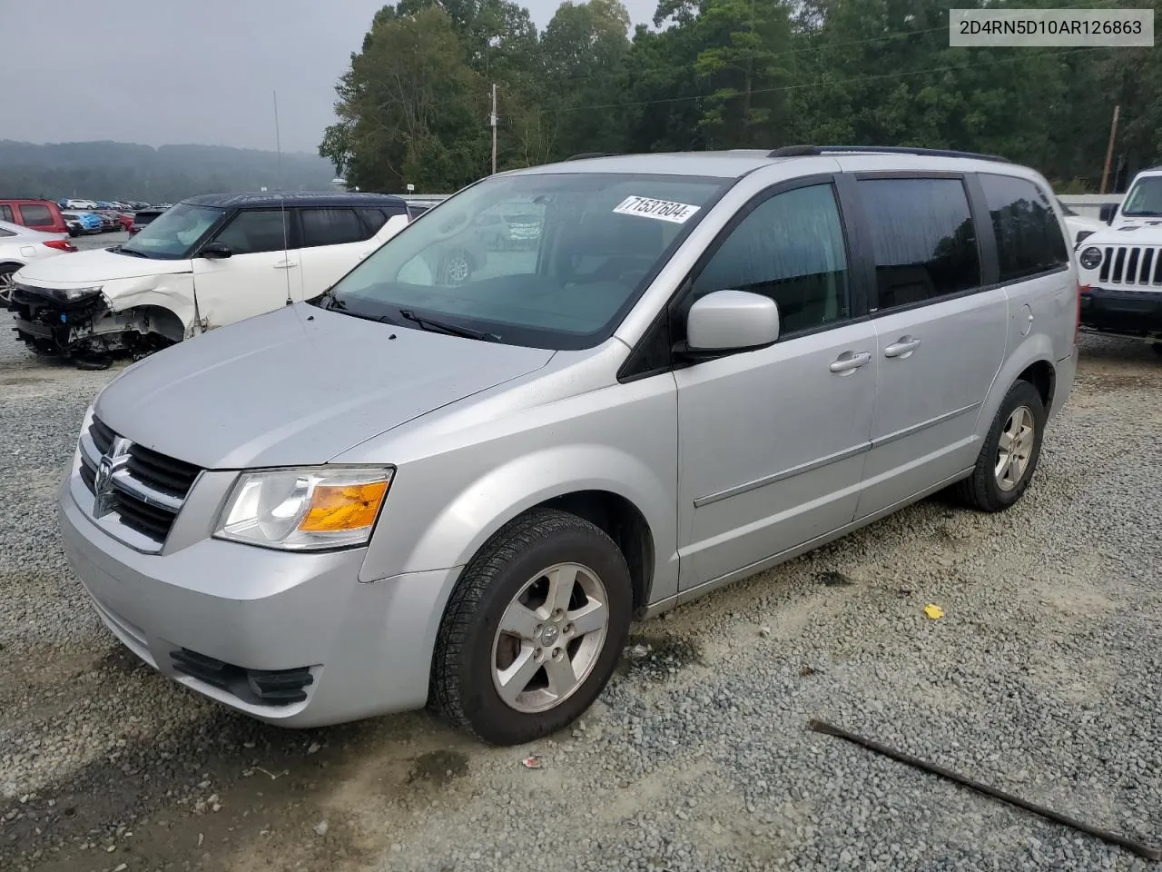 2010 Dodge Grand Caravan Sxt VIN: 2D4RN5D10AR126863 Lot: 71537604