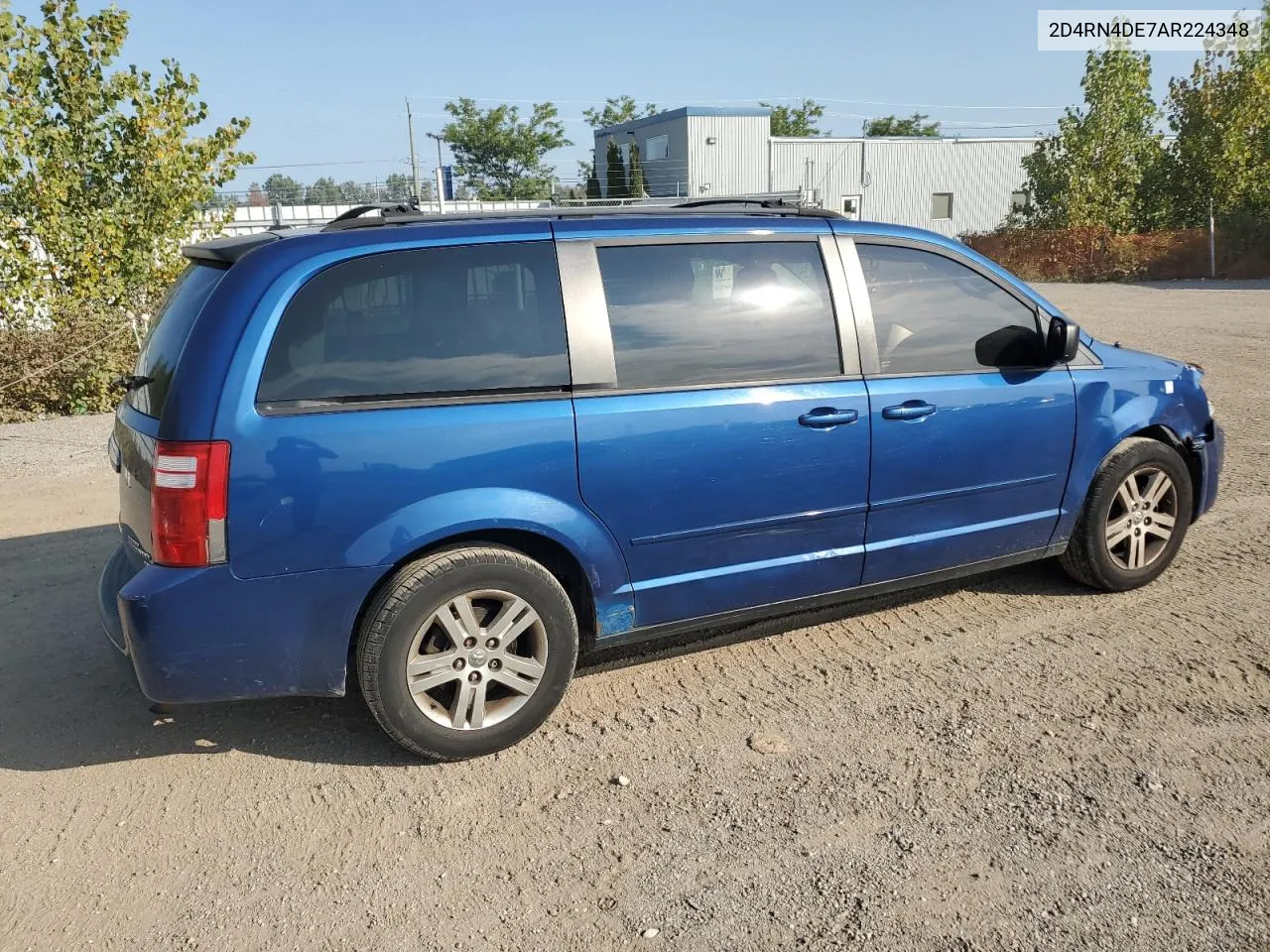 2010 Dodge Grand Caravan Se VIN: 2D4RN4DE7AR224348 Lot: 72094674