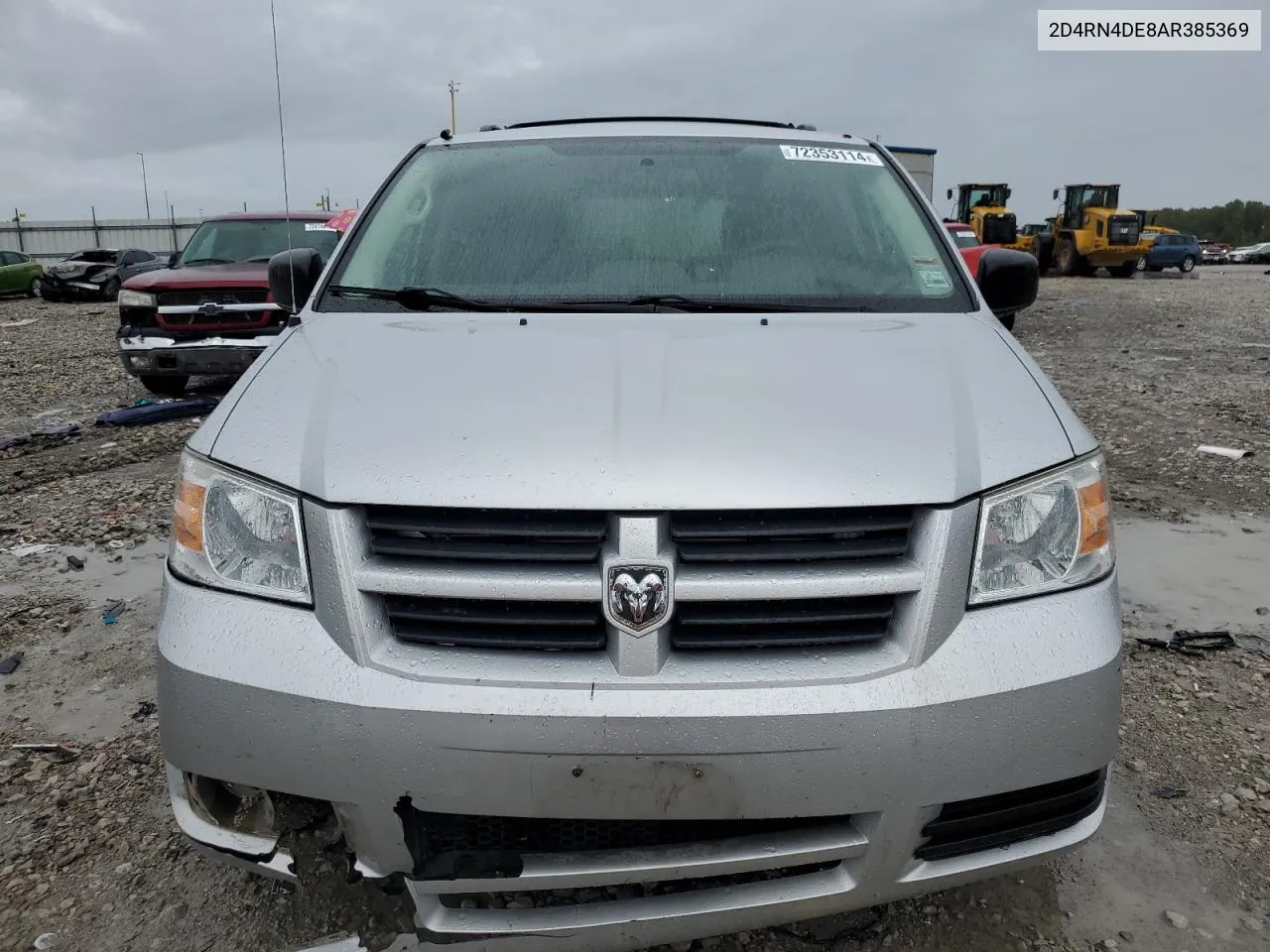 2010 Dodge Grand Caravan Se VIN: 2D4RN4DE8AR385369 Lot: 72353114