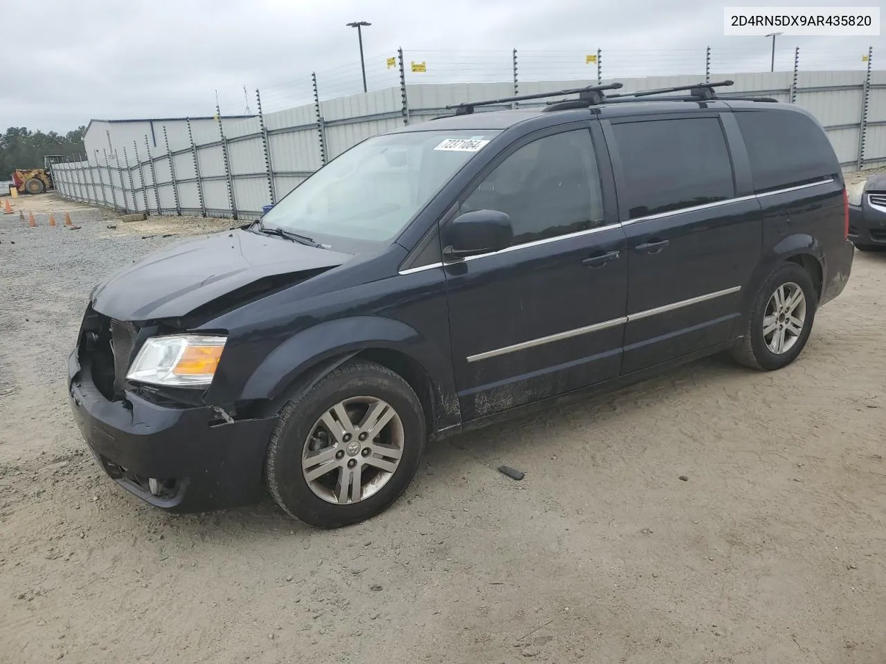 2010 Dodge Grand Caravan Sxt VIN: 2D4RN5DX9AR435820 Lot: 72371064