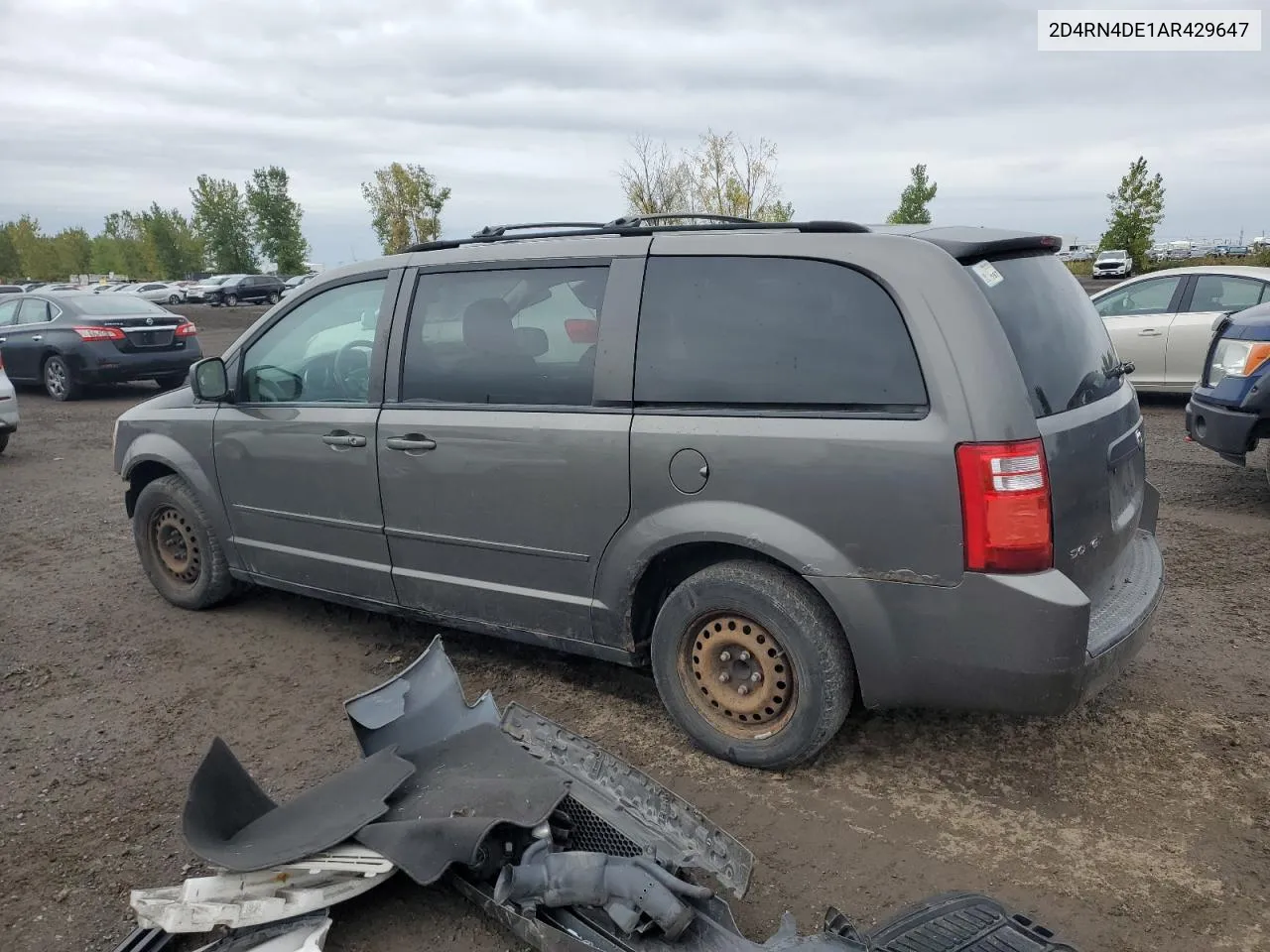 2010 Dodge Grand Caravan Se VIN: 2D4RN4DE1AR429647 Lot: 72599534