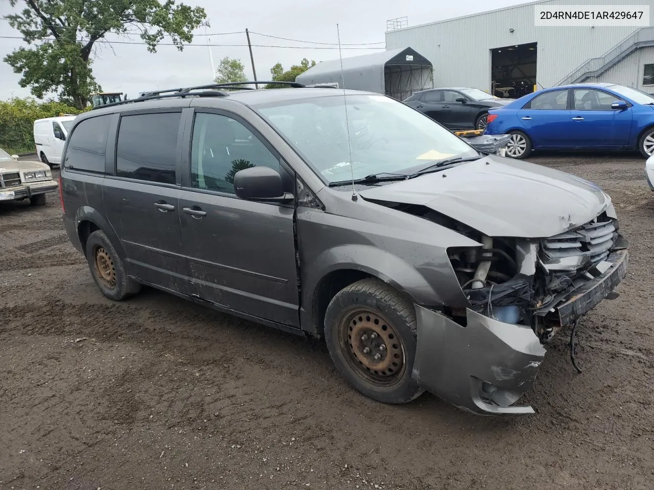 2010 Dodge Grand Caravan Se VIN: 2D4RN4DE1AR429647 Lot: 72599534