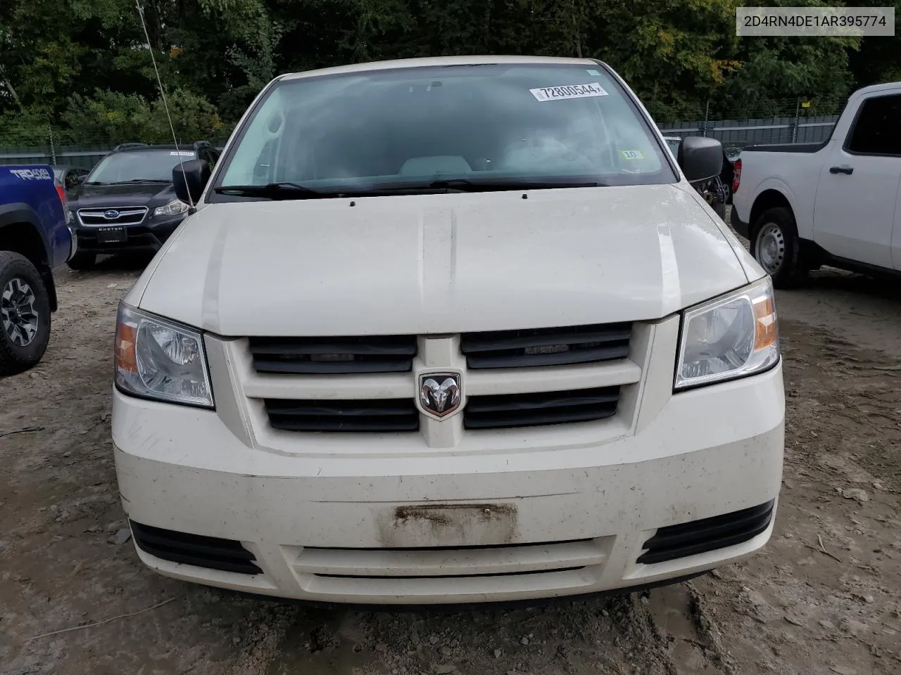 2010 Dodge Grand Caravan Se VIN: 2D4RN4DE1AR395774 Lot: 72800544