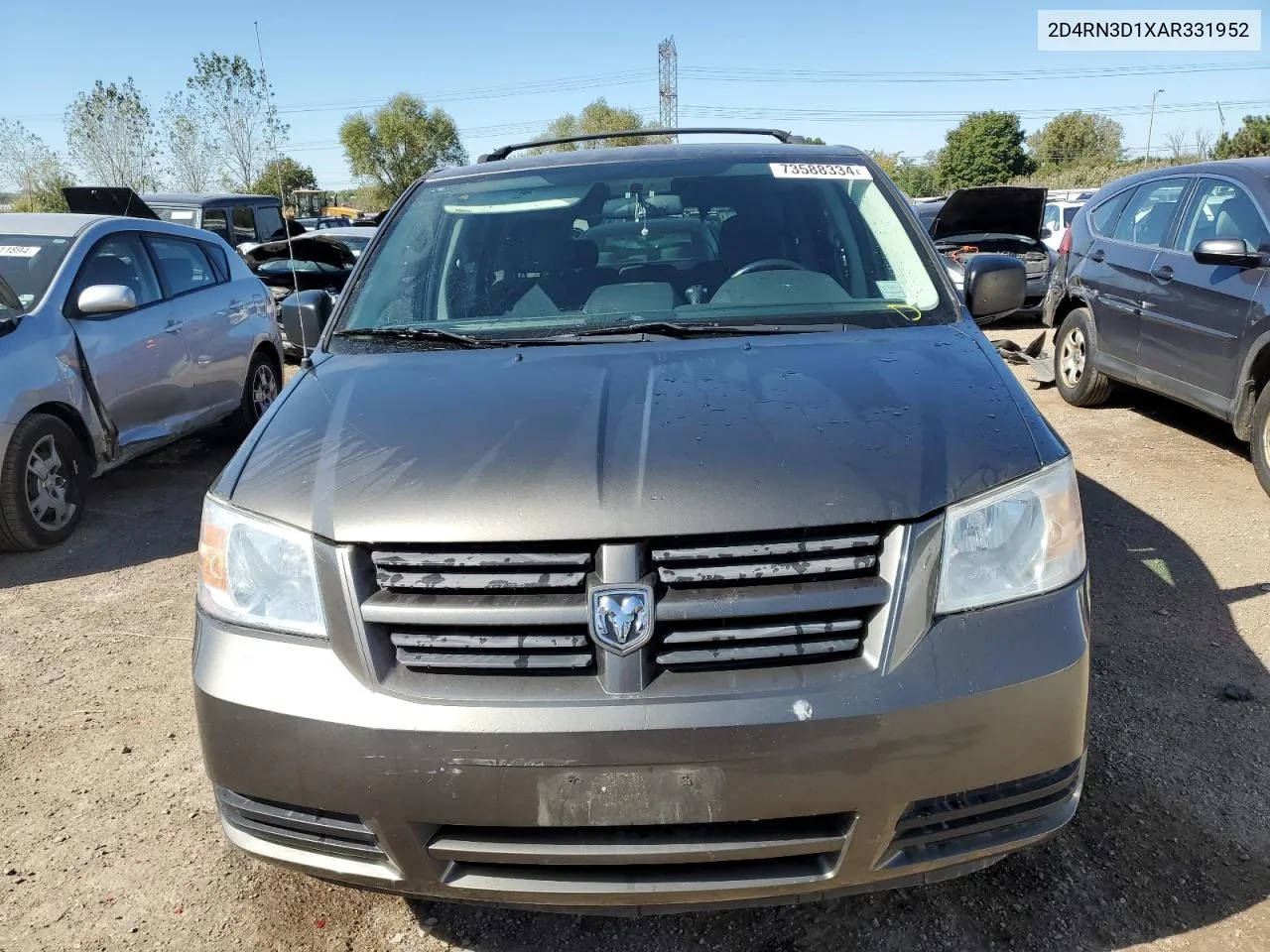 2010 Dodge Grand Caravan Hero VIN: 2D4RN3D1XAR331952 Lot: 73588334