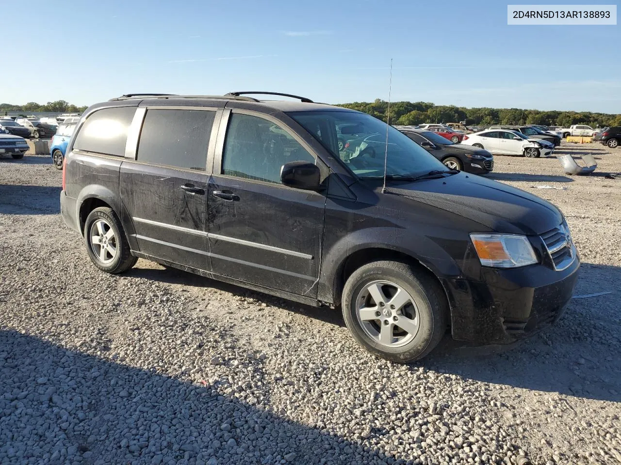 2010 Dodge Grand Caravan Sxt VIN: 2D4RN5D13AR138893 Lot: 74069934