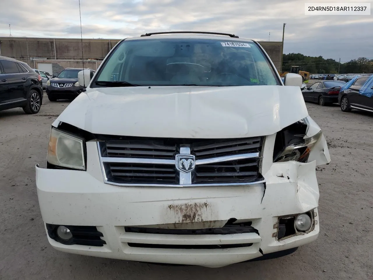 2010 Dodge Grand Caravan Sxt VIN: 2D4RN5D18AR112337 Lot: 74187034