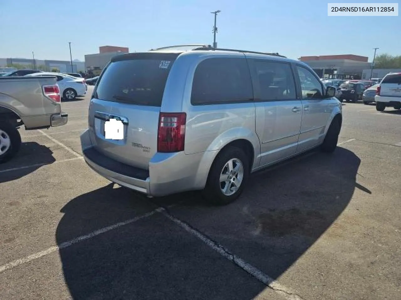 2010 Dodge Grand Caravan Sxt VIN: 2D4RN5D16AR112854 Lot: 74381334