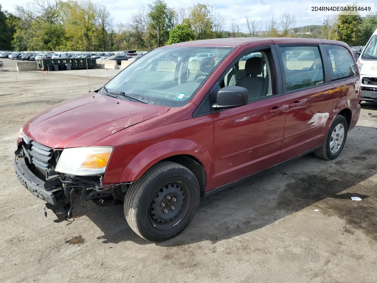 2010 Dodge Grand Caravan Se VIN: 2D4RN4DE0AR314649 Lot: 74618824