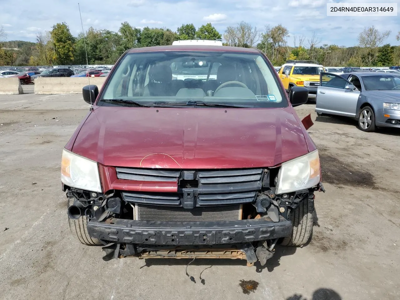 2010 Dodge Grand Caravan Se VIN: 2D4RN4DE0AR314649 Lot: 74618824