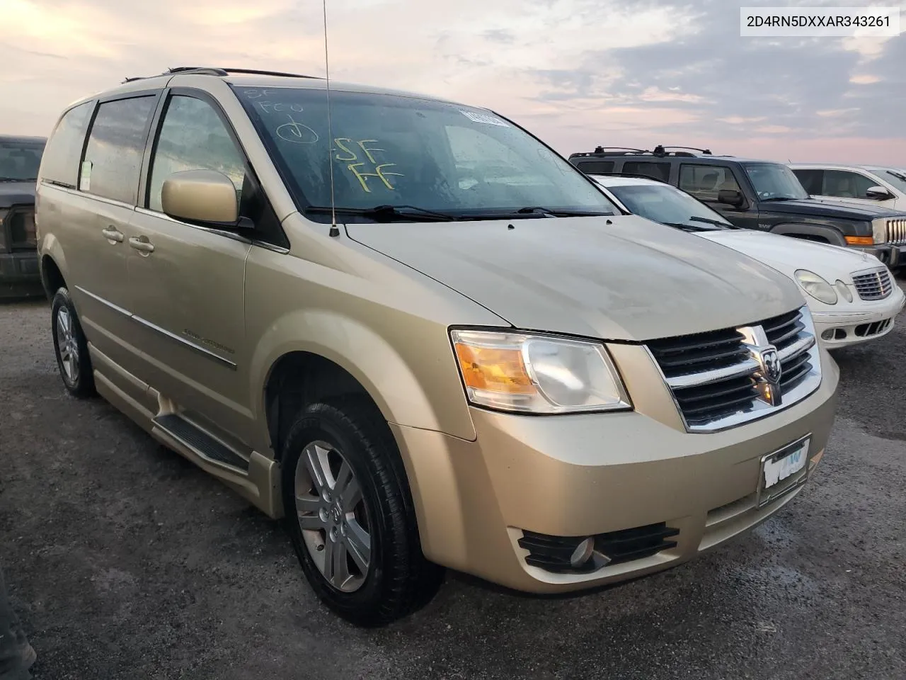 2010 Dodge Grand Caravan Sxt VIN: 2D4RN5DXXAR343261 Lot: 74907624