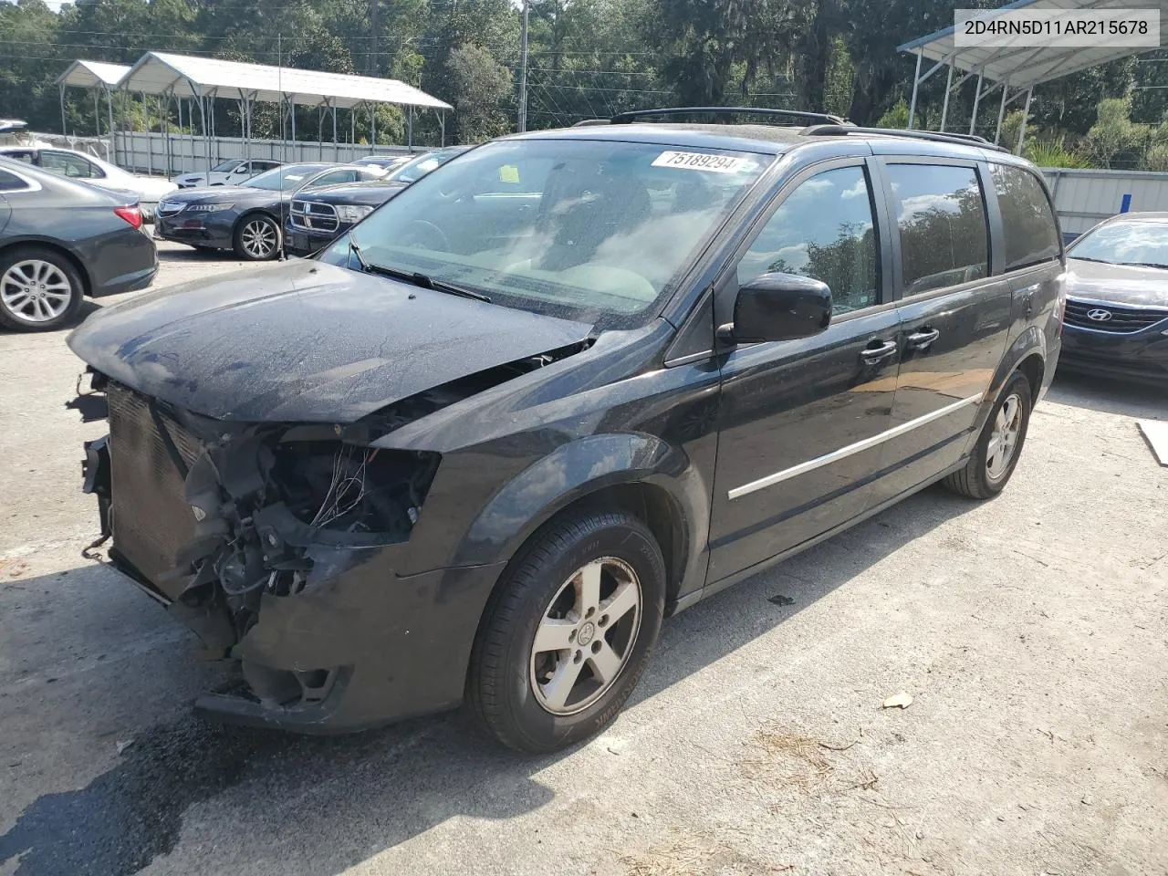 2010 Dodge Grand Caravan Sxt VIN: 2D4RN5D11AR215678 Lot: 75189294