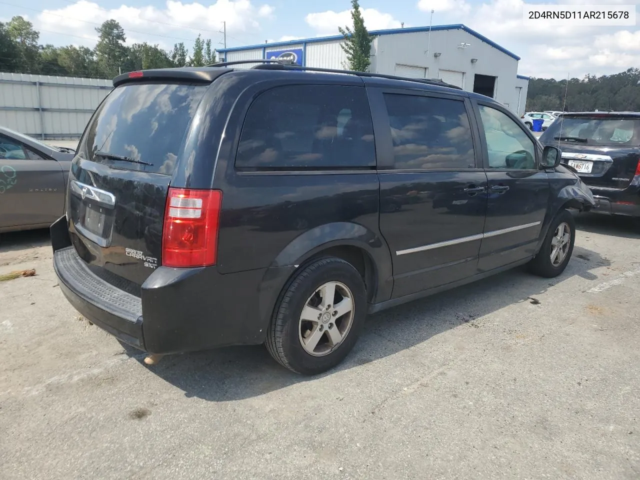 2010 Dodge Grand Caravan Sxt VIN: 2D4RN5D11AR215678 Lot: 75189294