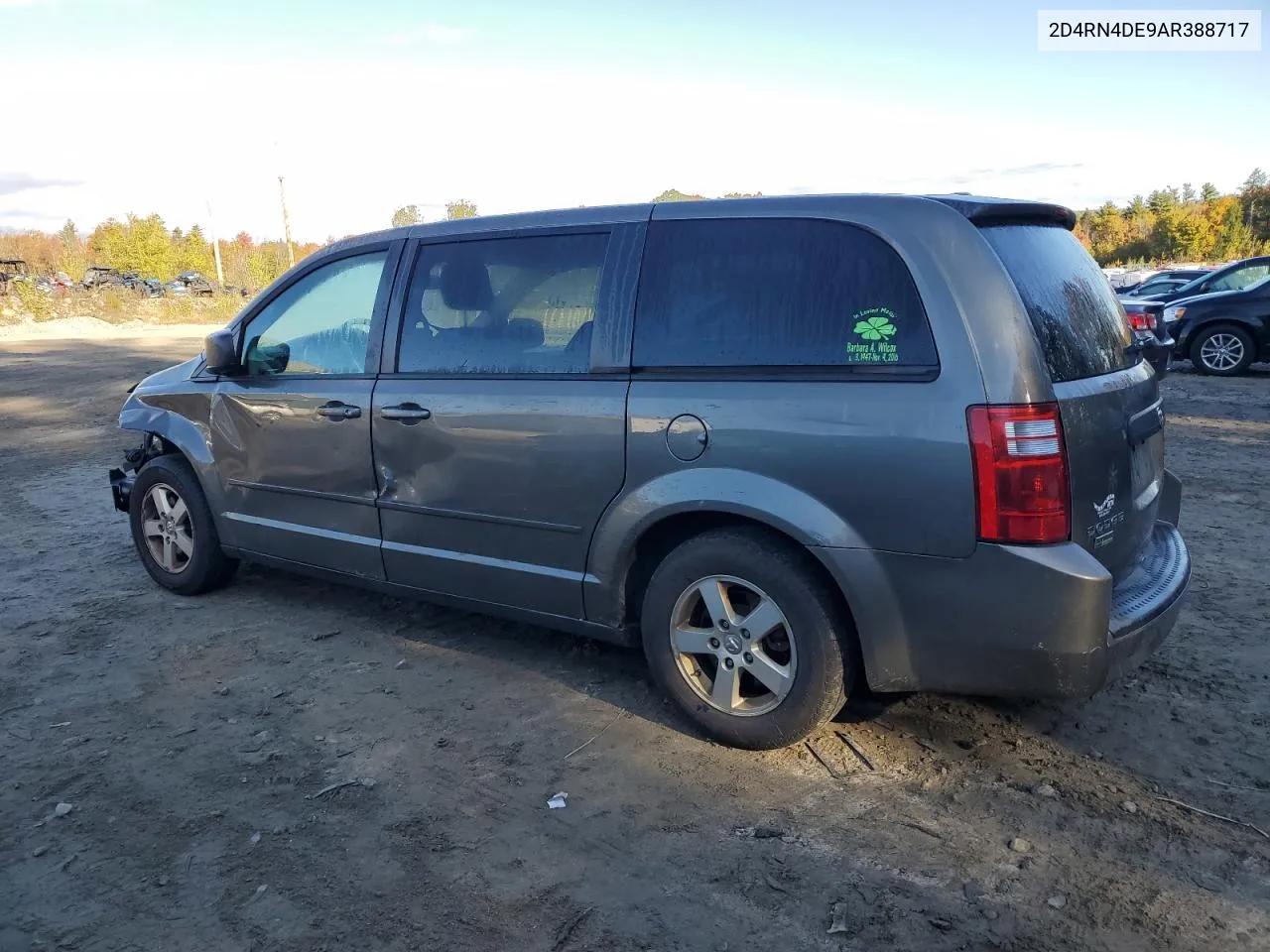 2010 Dodge Grand Caravan Se VIN: 2D4RN4DE9AR388717 Lot: 75615884