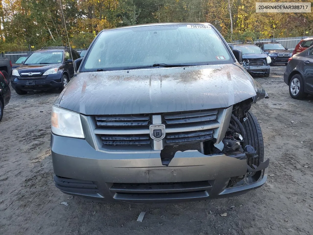 2010 Dodge Grand Caravan Se VIN: 2D4RN4DE9AR388717 Lot: 75615884