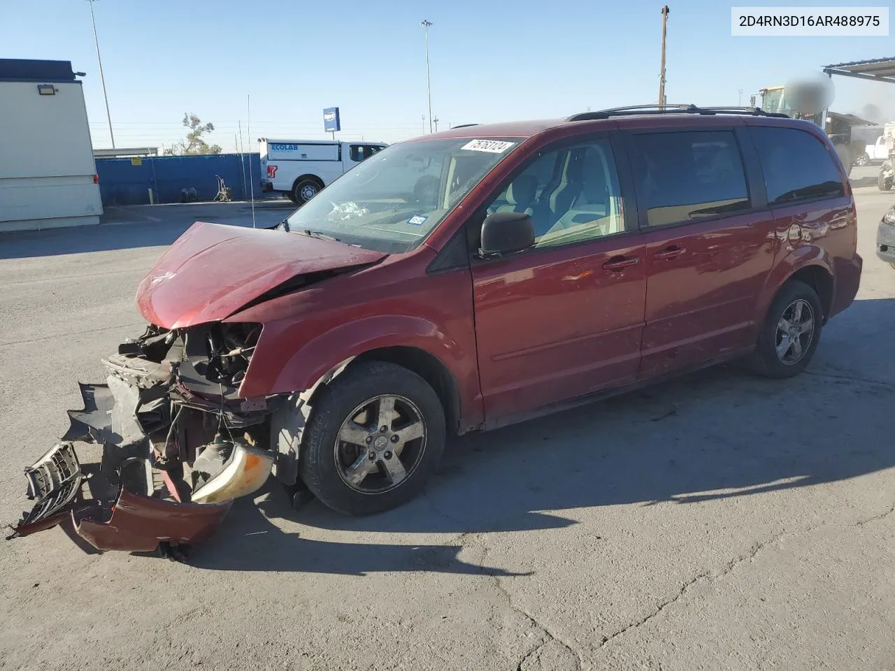 2010 Dodge Grand Caravan Hero VIN: 2D4RN3D16AR488975 Lot: 75763124