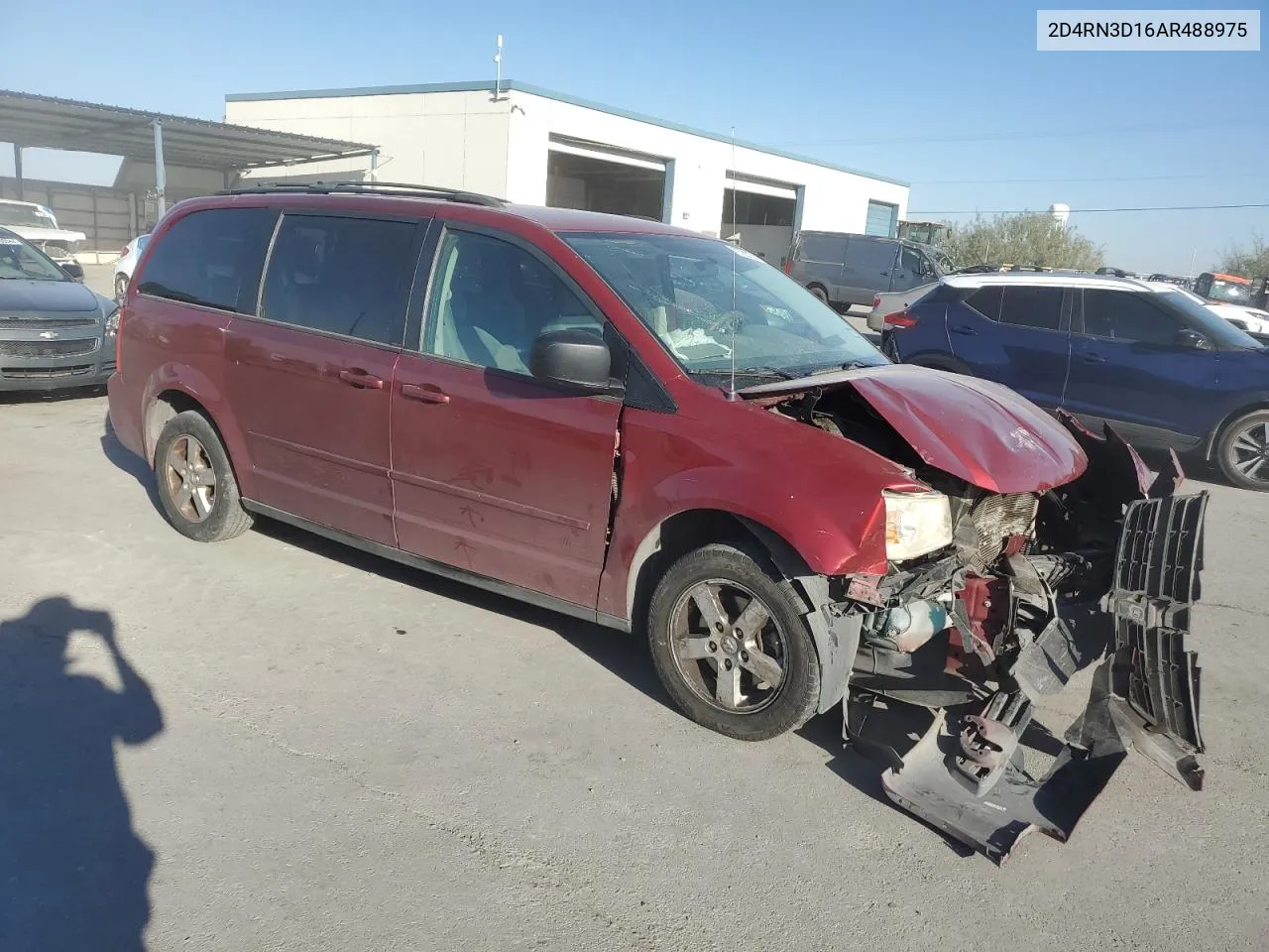 2010 Dodge Grand Caravan Hero VIN: 2D4RN3D16AR488975 Lot: 75763124