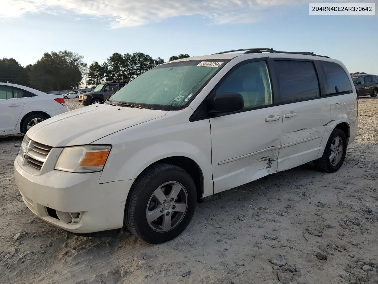 2010 Dodge Grand Caravan Se VIN: 2D4RN4DE2AR370642 Lot: 75904254