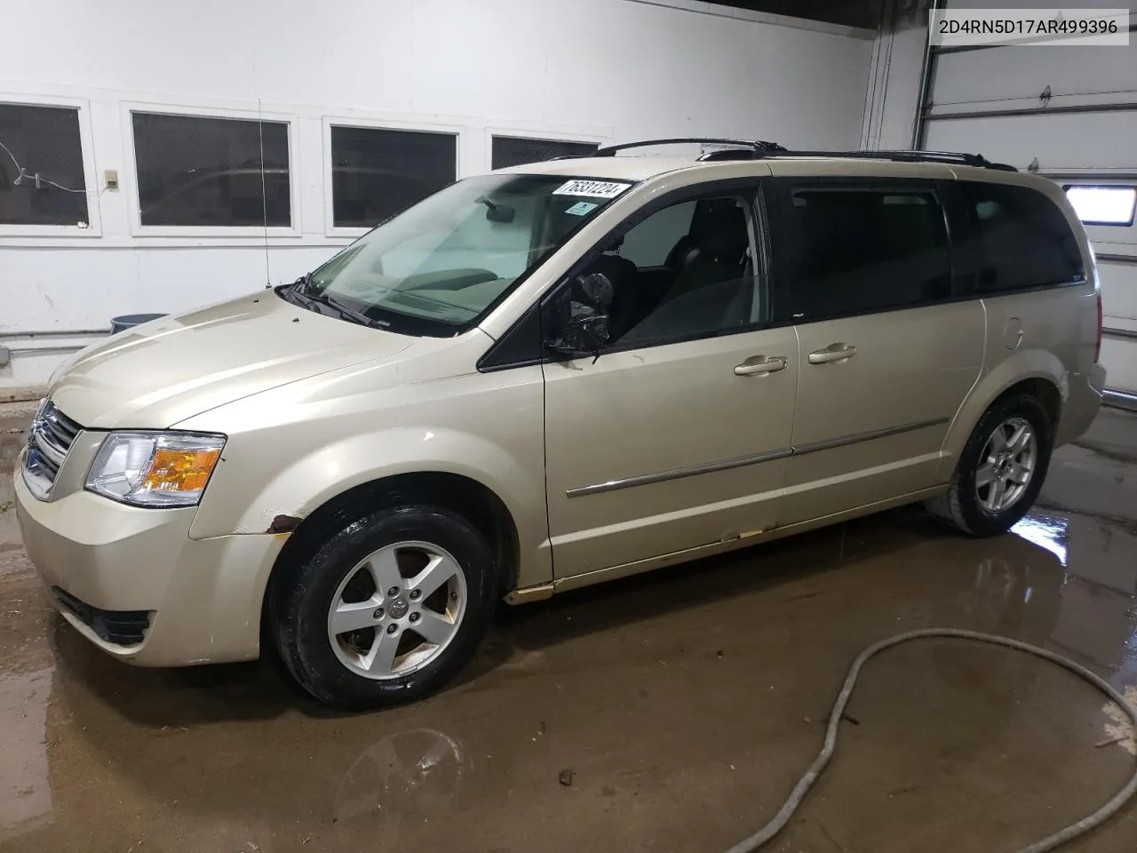 2010 Dodge Grand Caravan Sxt VIN: 2D4RN5D17AR499396 Lot: 76331224