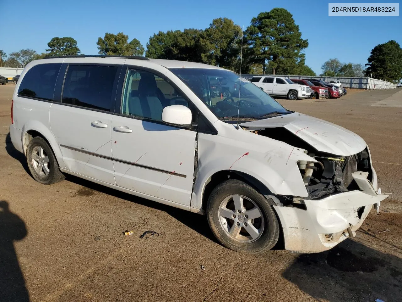 2010 Dodge Grand Caravan Sxt VIN: 2D4RN5D18AR483224 Lot: 76472824