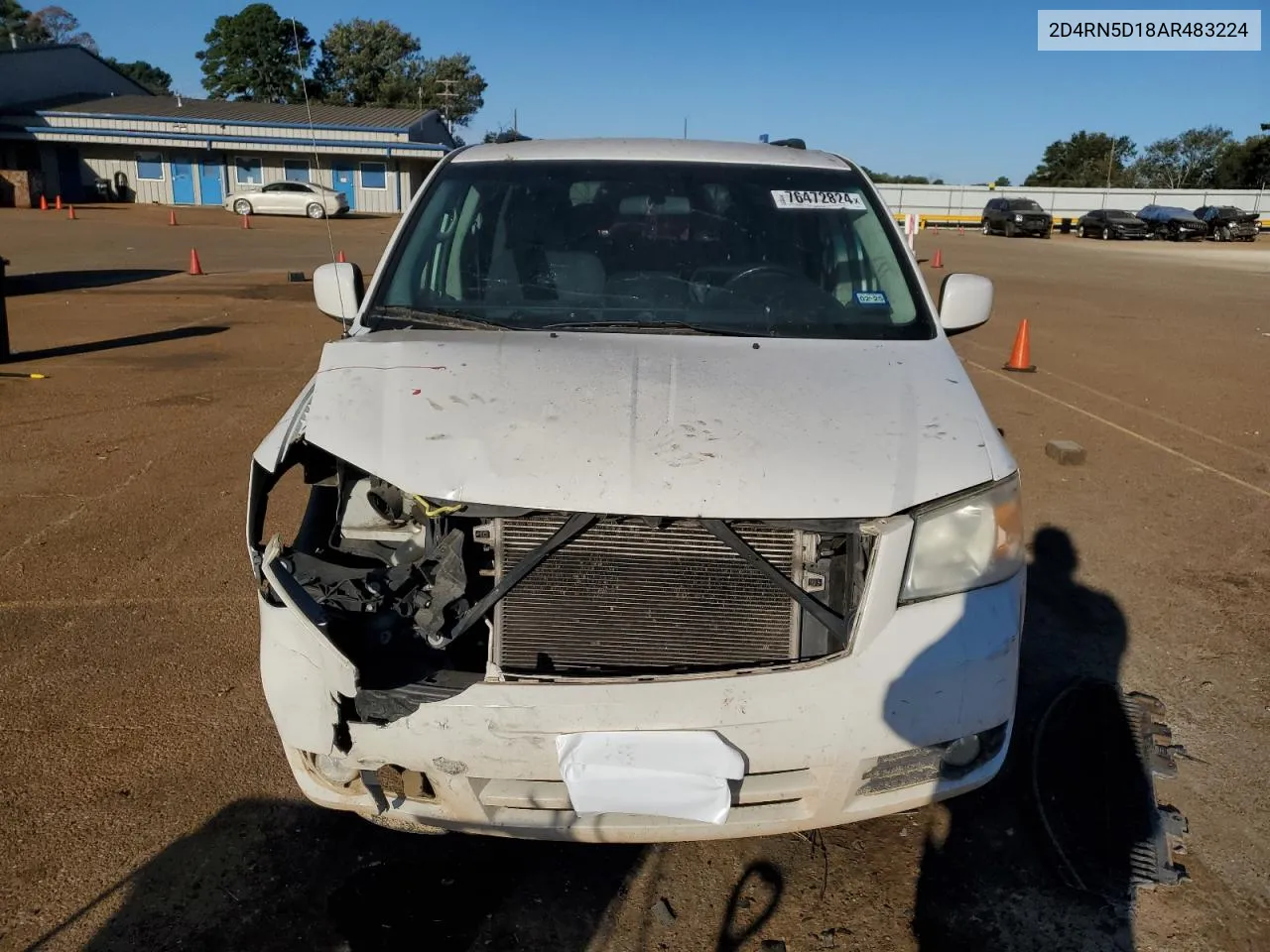 2010 Dodge Grand Caravan Sxt VIN: 2D4RN5D18AR483224 Lot: 76472824