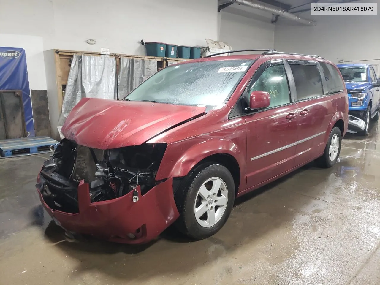 2010 Dodge Grand Caravan Sxt VIN: 2D4RN5D18AR418079 Lot: 76595804