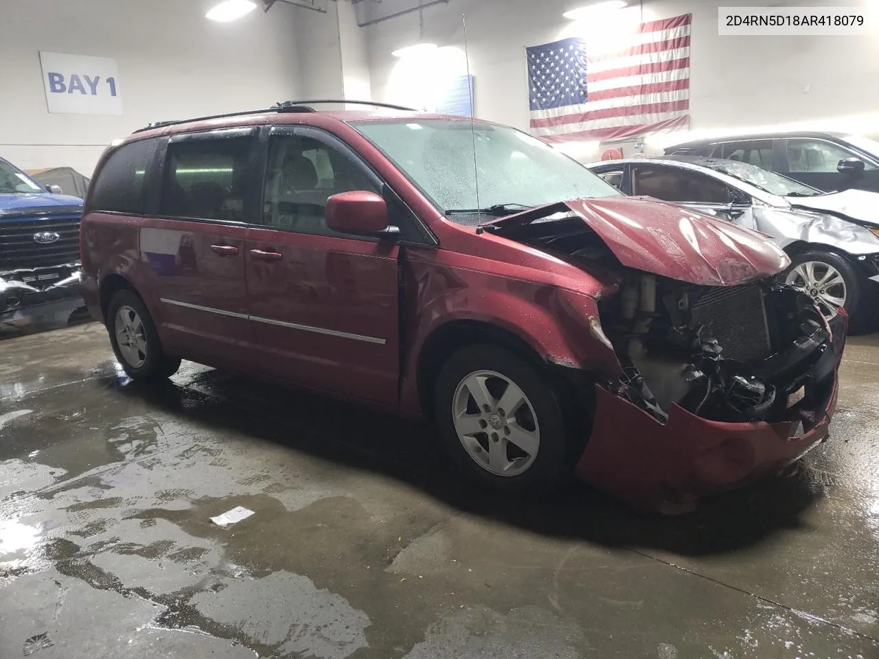 2010 Dodge Grand Caravan Sxt VIN: 2D4RN5D18AR418079 Lot: 76595804