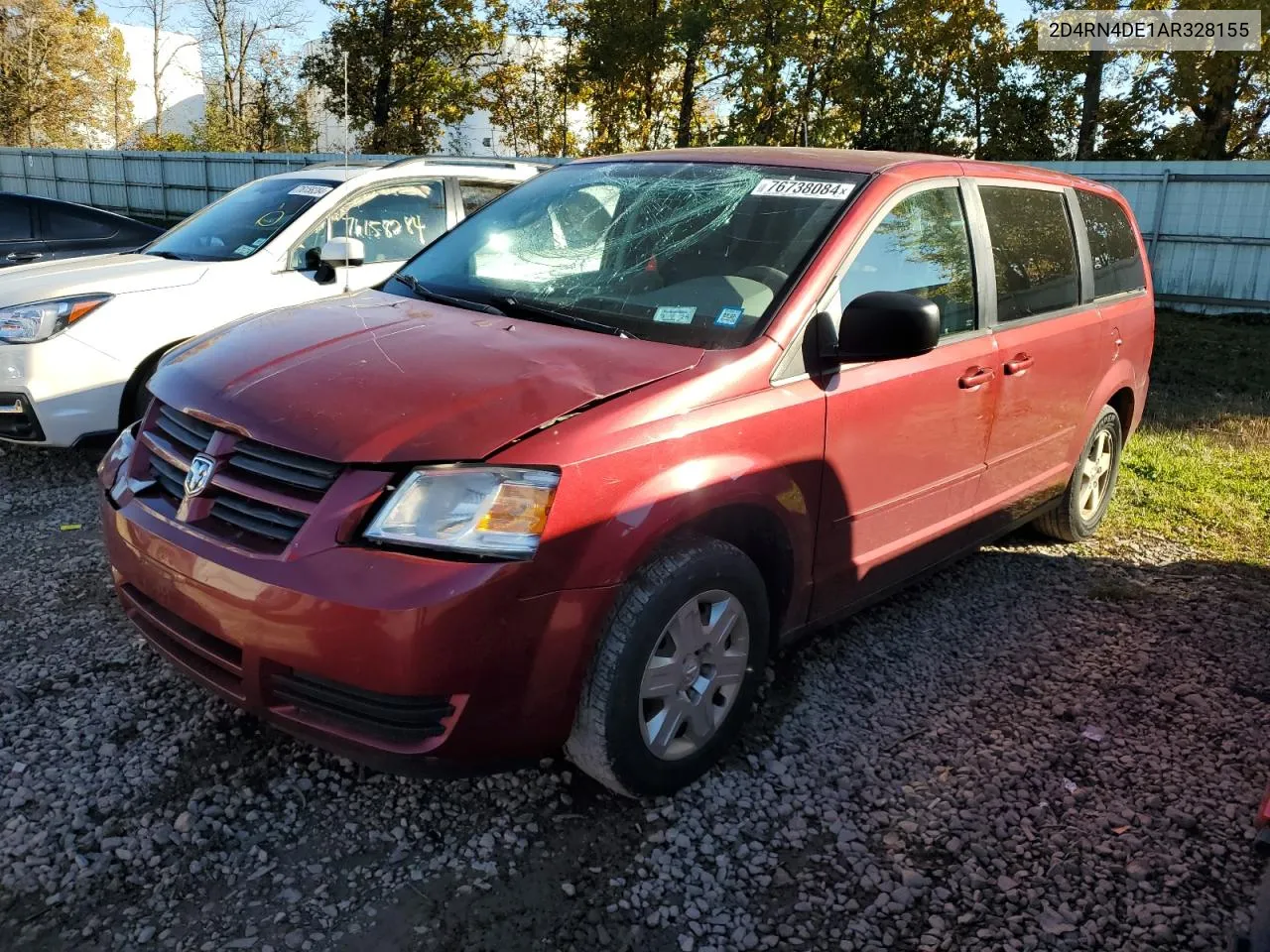 2010 Dodge Grand Caravan Se VIN: 2D4RN4DE1AR328155 Lot: 76738084