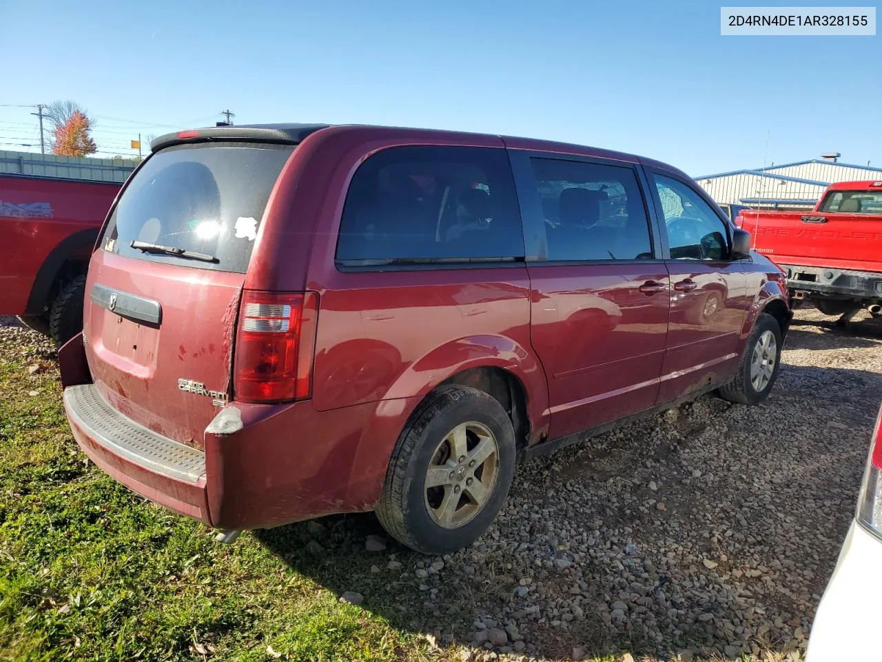 2010 Dodge Grand Caravan Se VIN: 2D4RN4DE1AR328155 Lot: 76738084