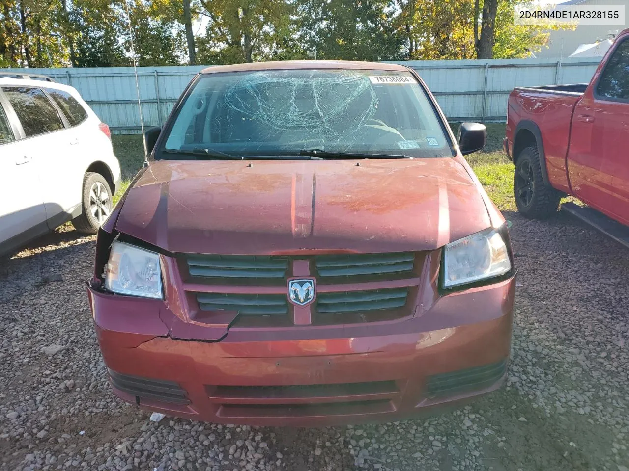 2010 Dodge Grand Caravan Se VIN: 2D4RN4DE1AR328155 Lot: 76738084