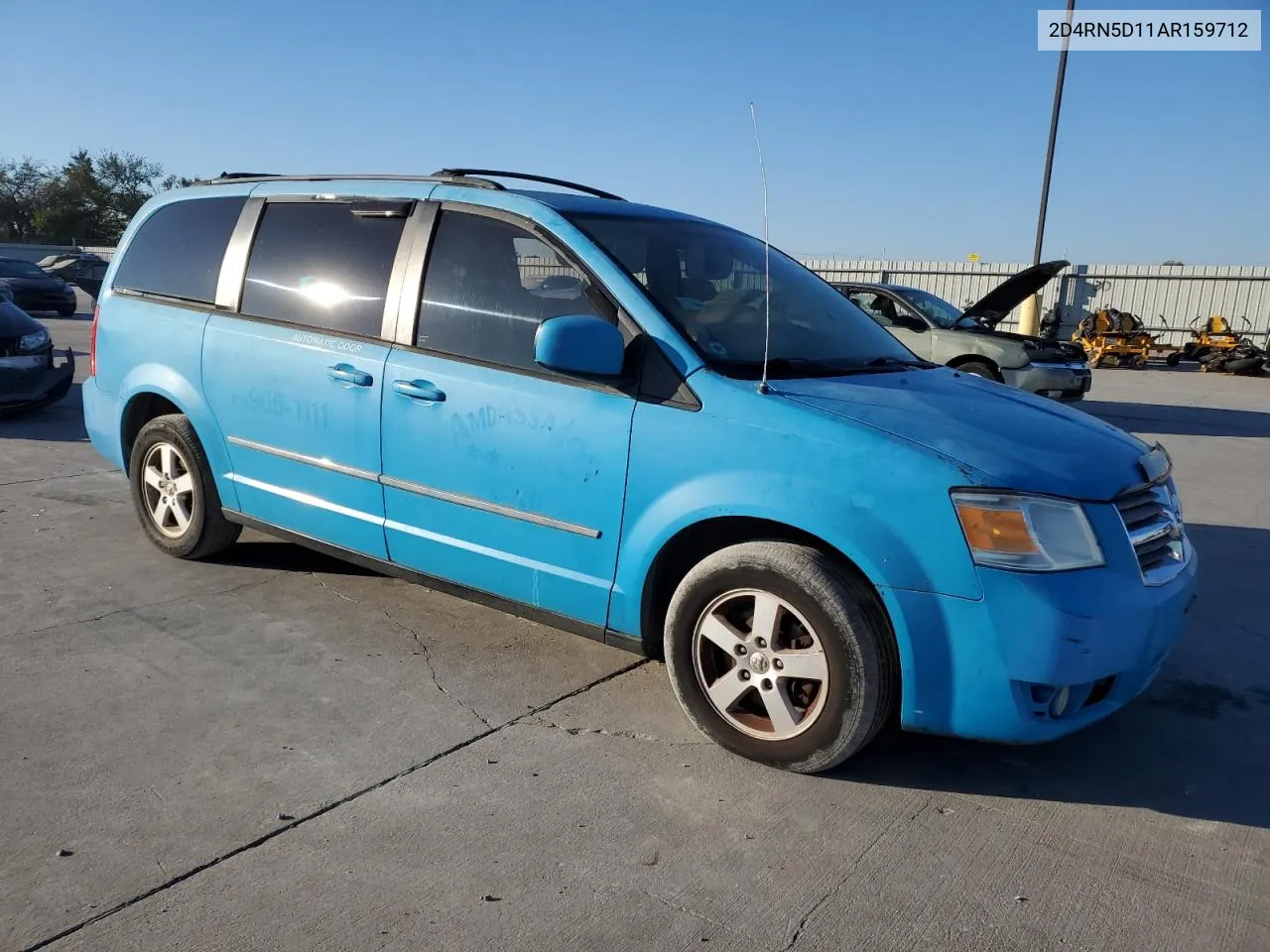 2010 Dodge Grand Caravan Sxt VIN: 2D4RN5D11AR159712 Lot: 76748724