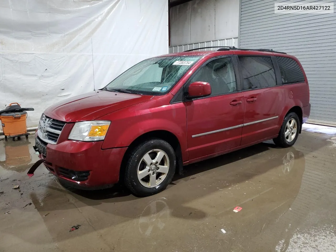 2010 Dodge Grand Caravan Sxt VIN: 2D4RN5D16AR427122 Lot: 77383754